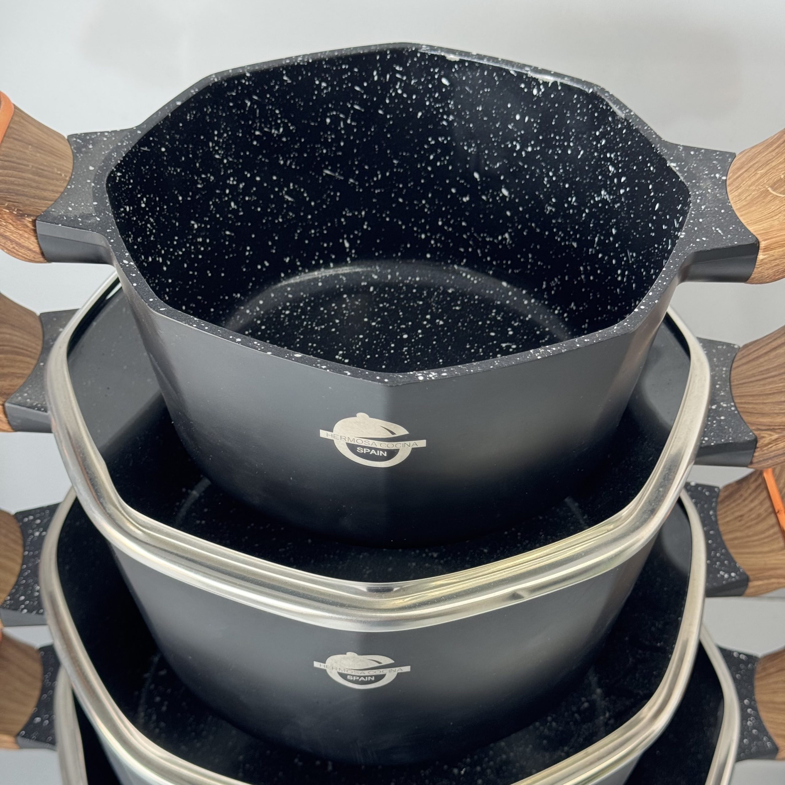 سرویس قابلمه15 پارچ گرانیتی Hermosa(8ضلعی)